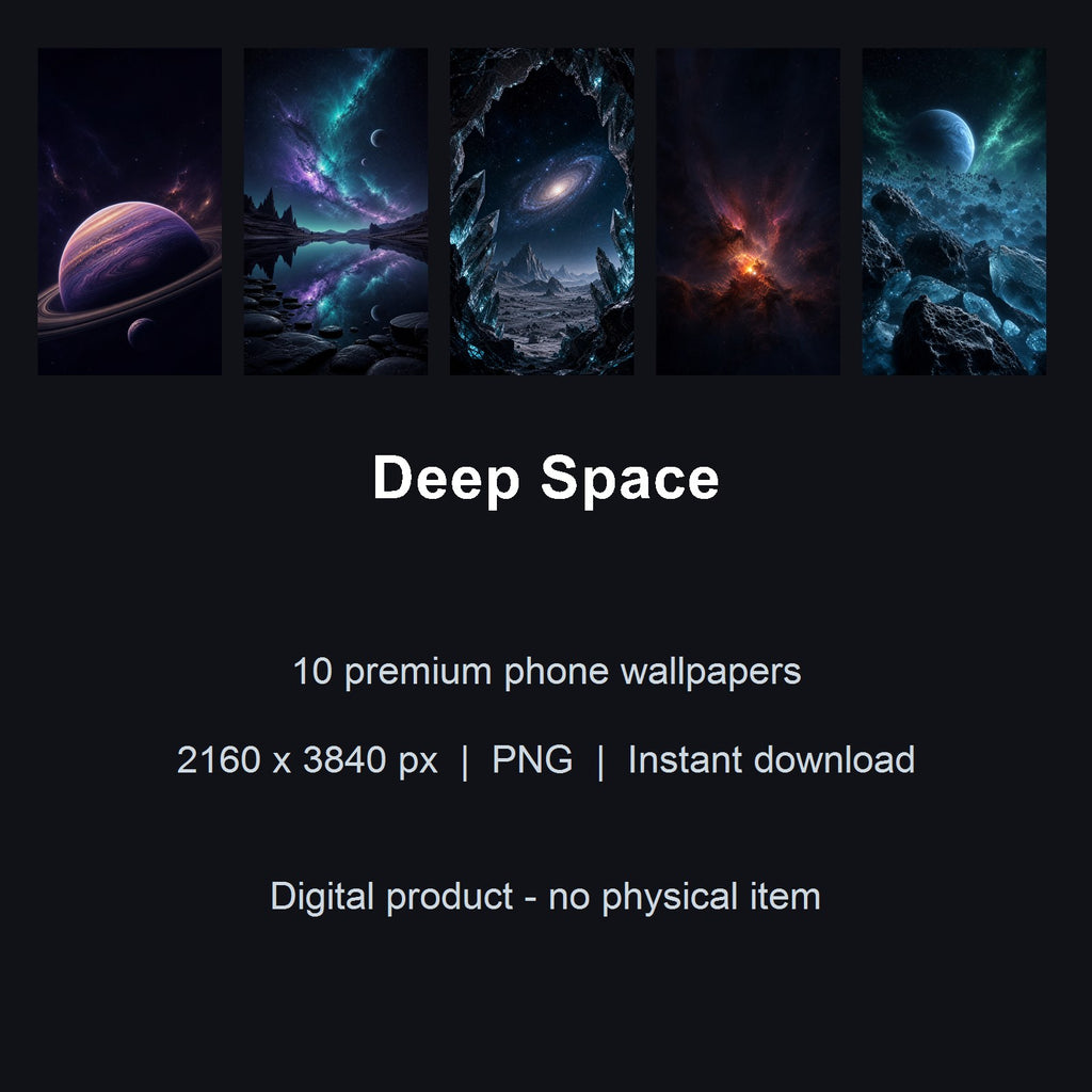 Deep Space – 10 Premium Phone Wallpapers