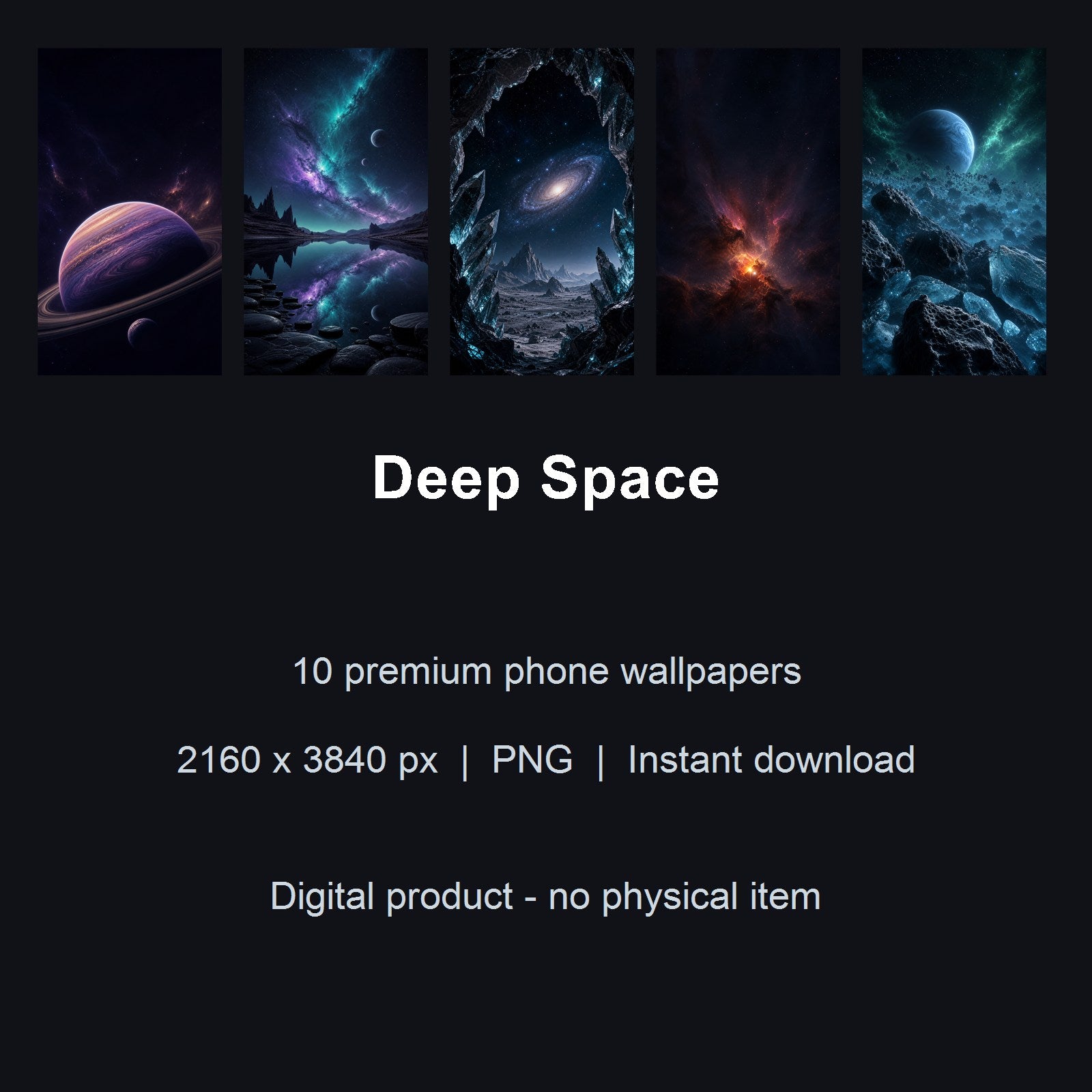 Deep Space – 10 Premium Phone Wallpapers