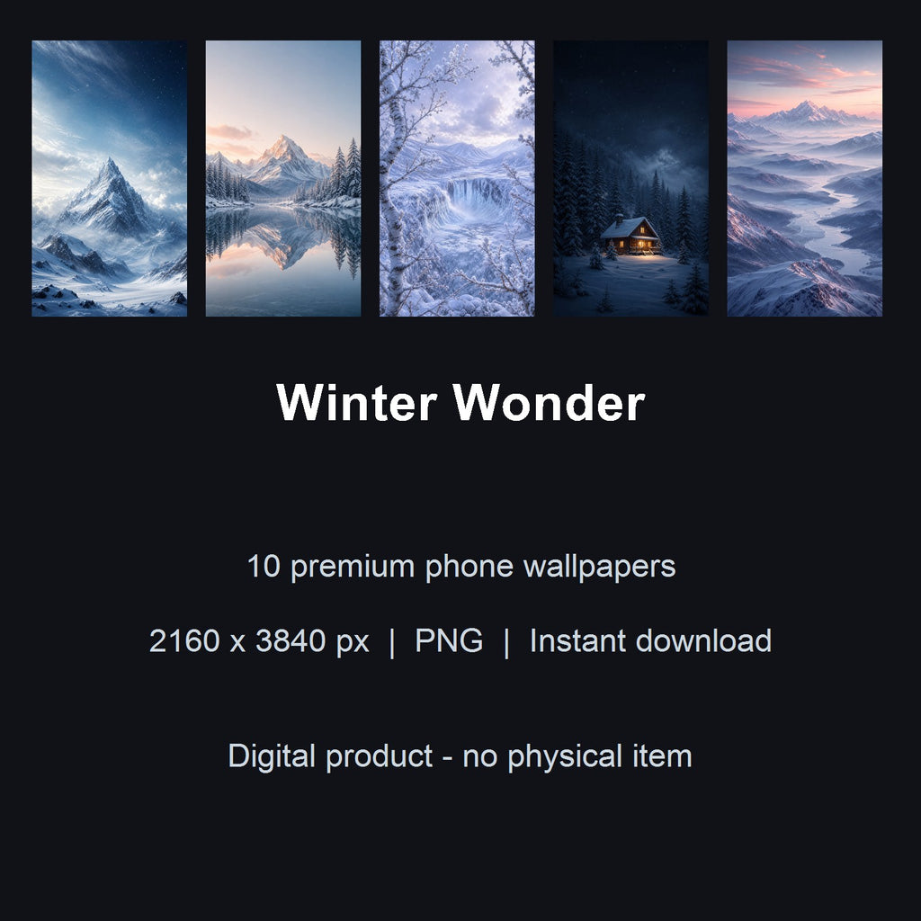 Winter Wonder – 10 Premium Phone Wallpapers