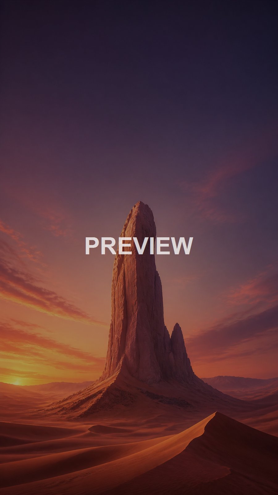 Desert Sunsets – 10 Premium Phone Wallpapers