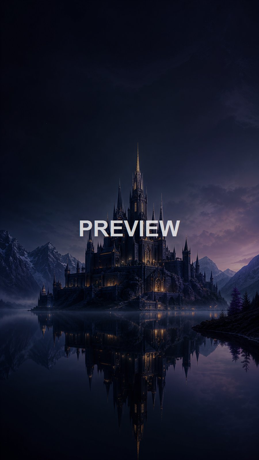 Dark Fantasy Citadels – 10 Premium Phone Wallpapers