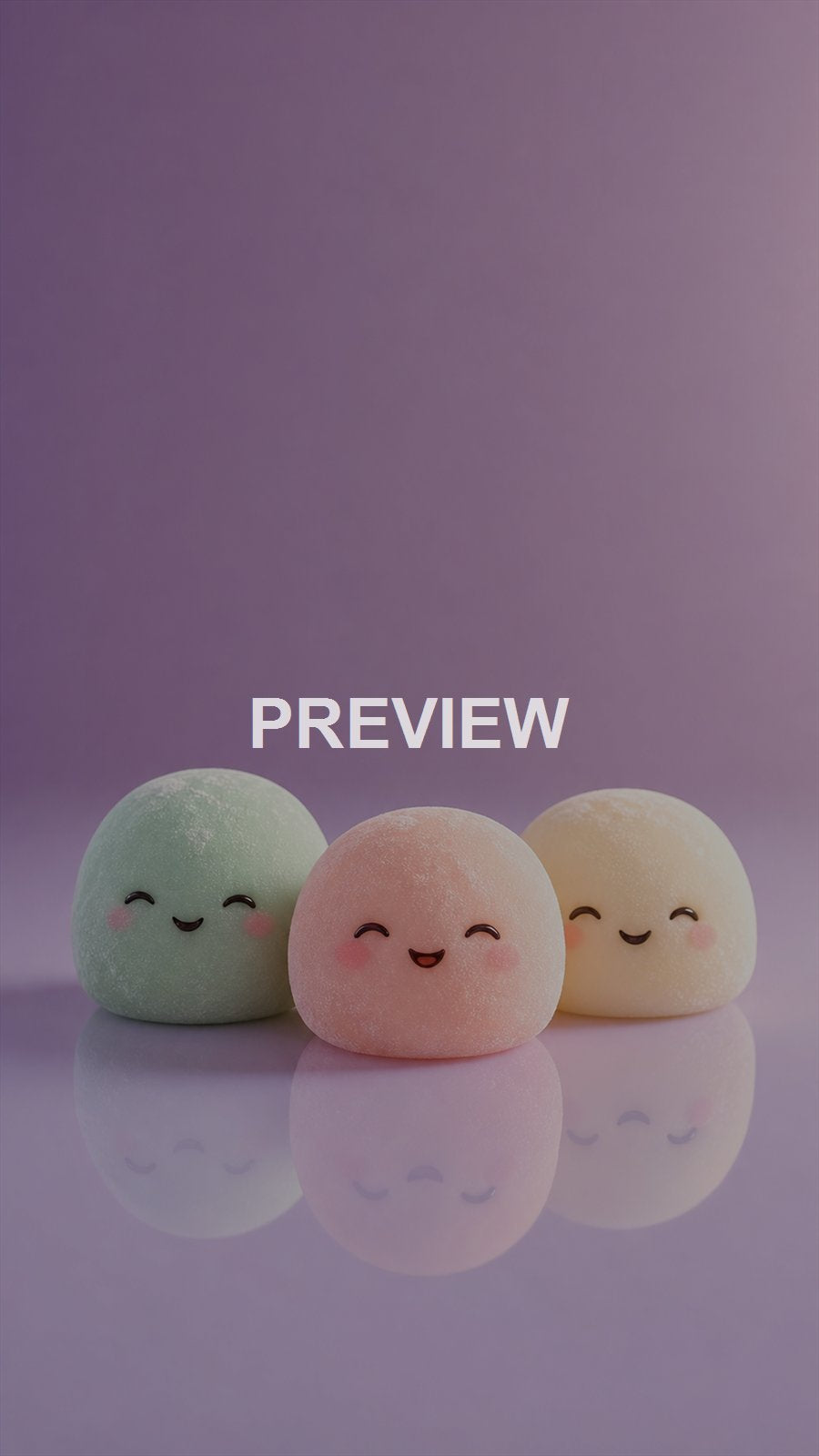 Kawaii Food – 10 Premium Phone Wallpapers