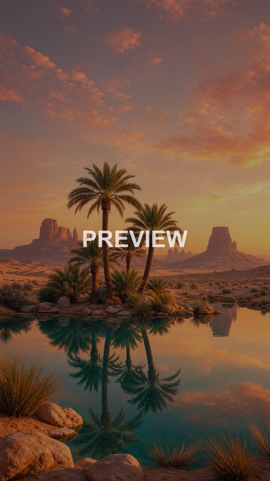 Desert Sunsets – 10 Premium Phone Wallpapers