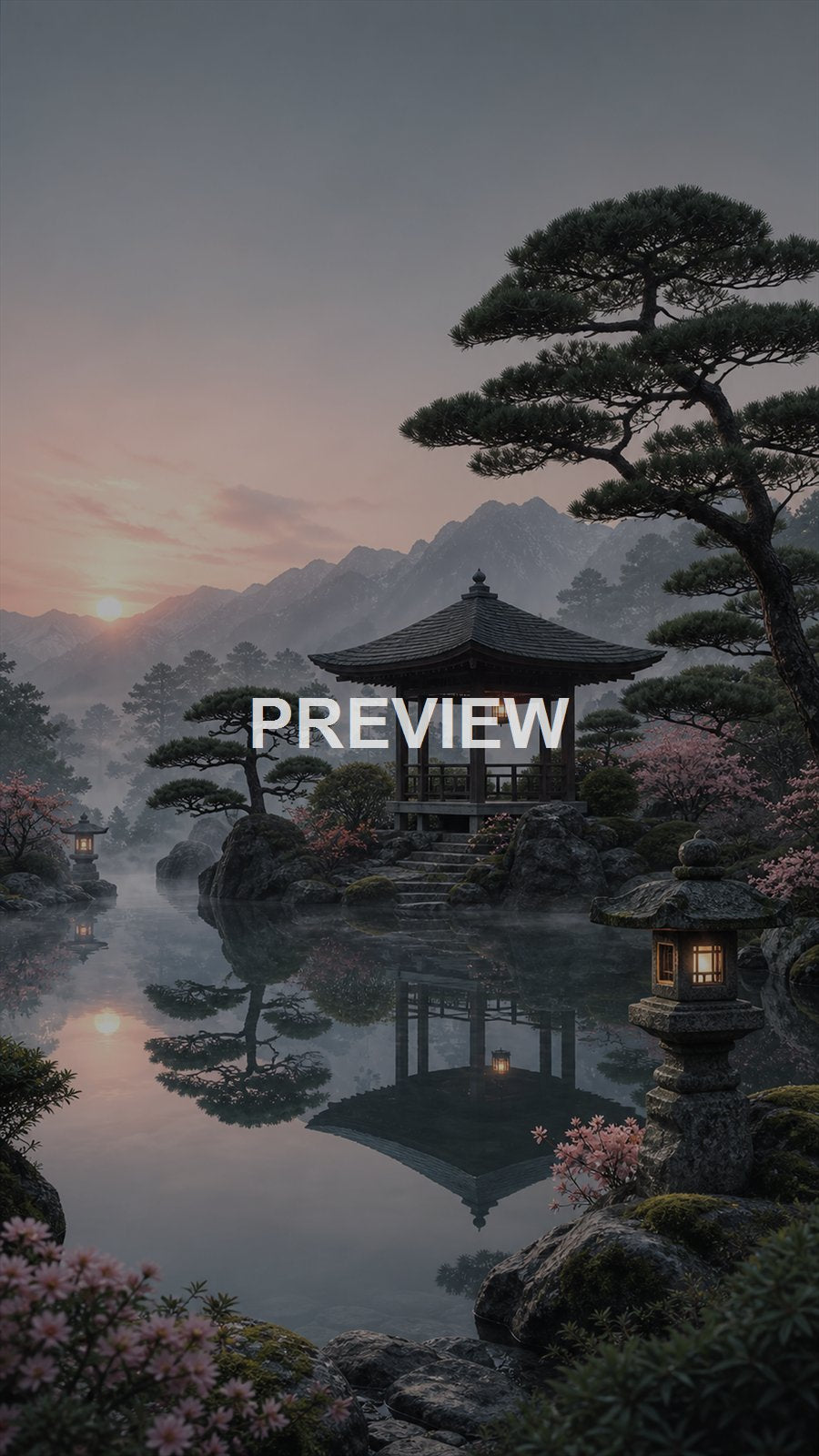 Japanese Inspired Landscapes – 10 Premium Phone Wallpapers