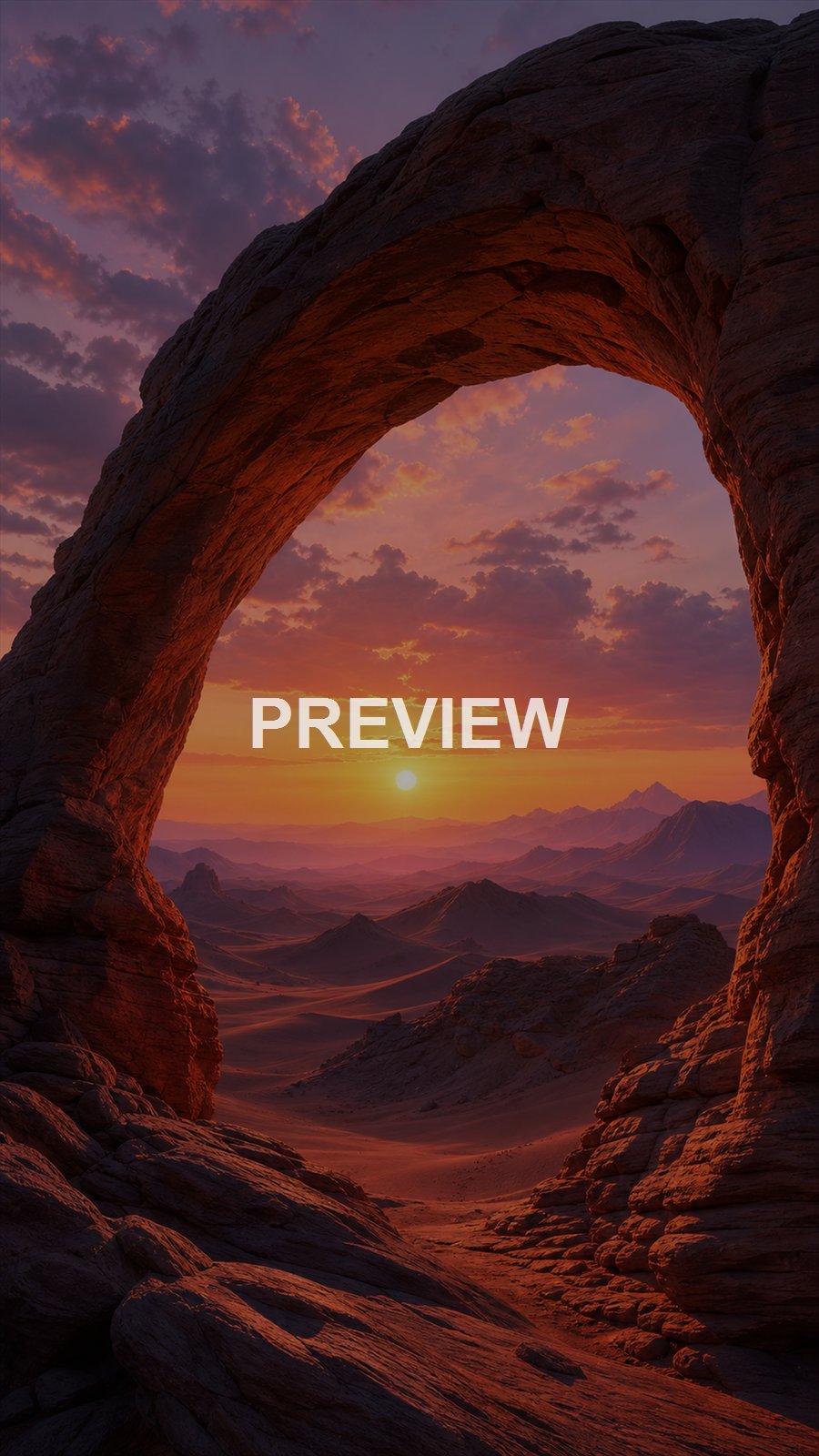 Desert Sunsets – 10 Premium Phone Wallpapers