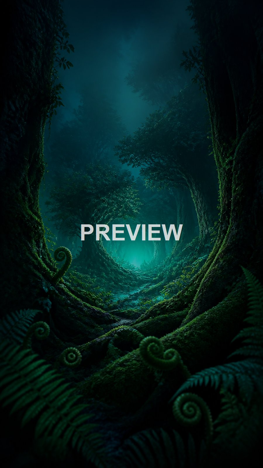 Mystical Forests – 10 Premium Phone Wallpapers