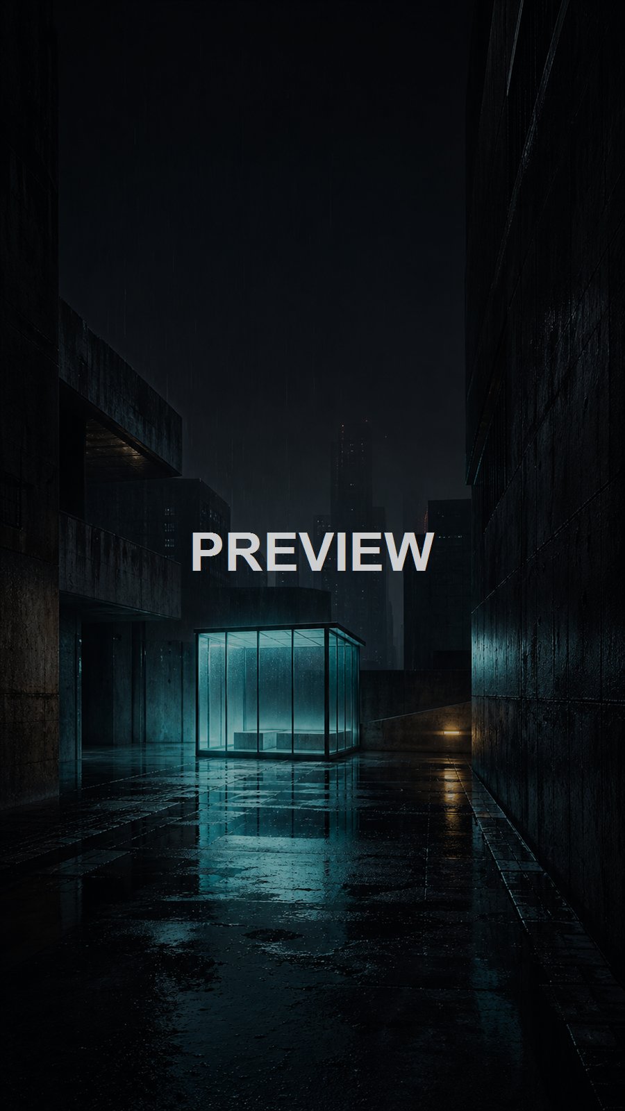 Rainy City Nights – 10 Premium Phone Wallpapers