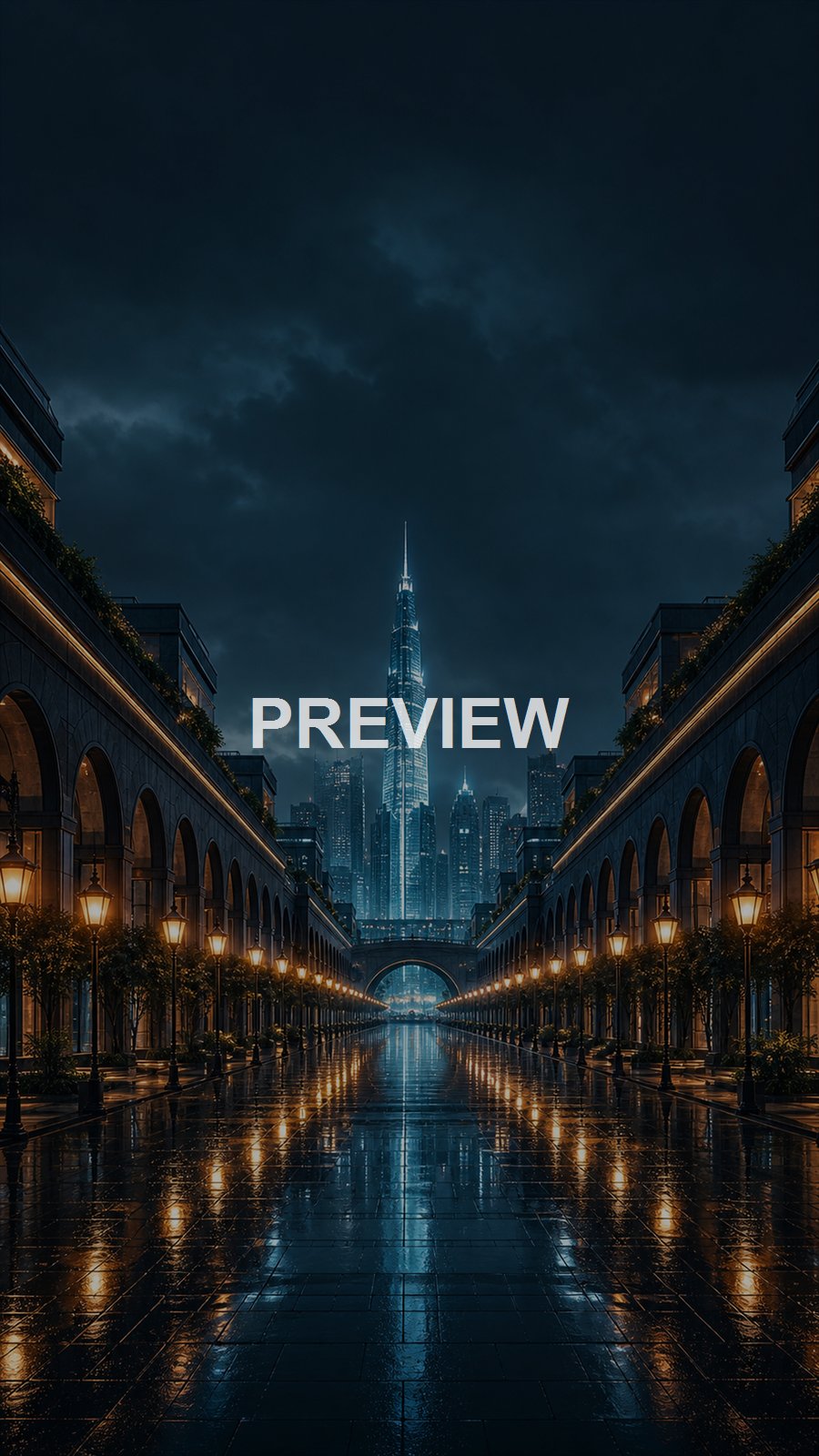 Rainy City Nights – 10 Premium Phone Wallpapers