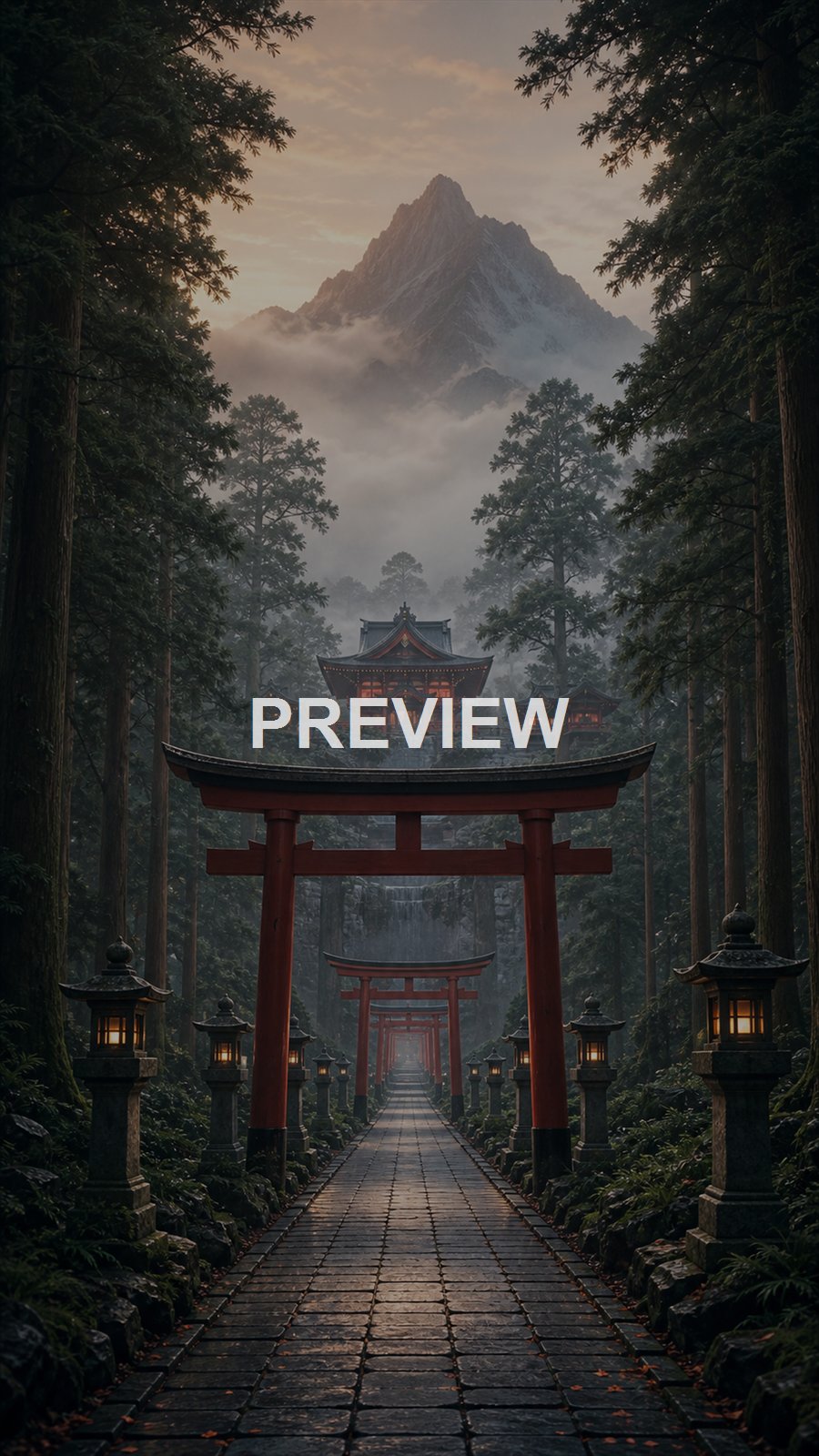 Japanese Inspired Landscapes – 10 Premium Phone Wallpapers