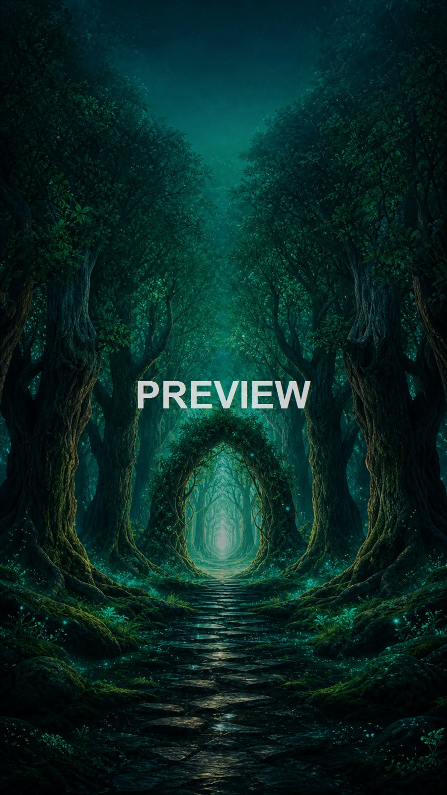 Mystical Forests – 10 Premium Phone Wallpapers