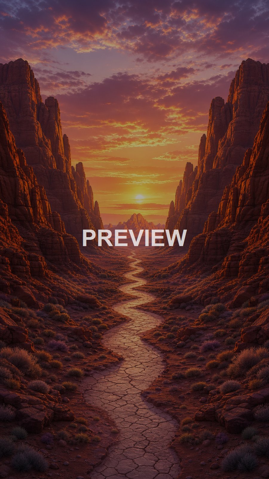Desert Sunsets – 10 Premium Phone Wallpapers