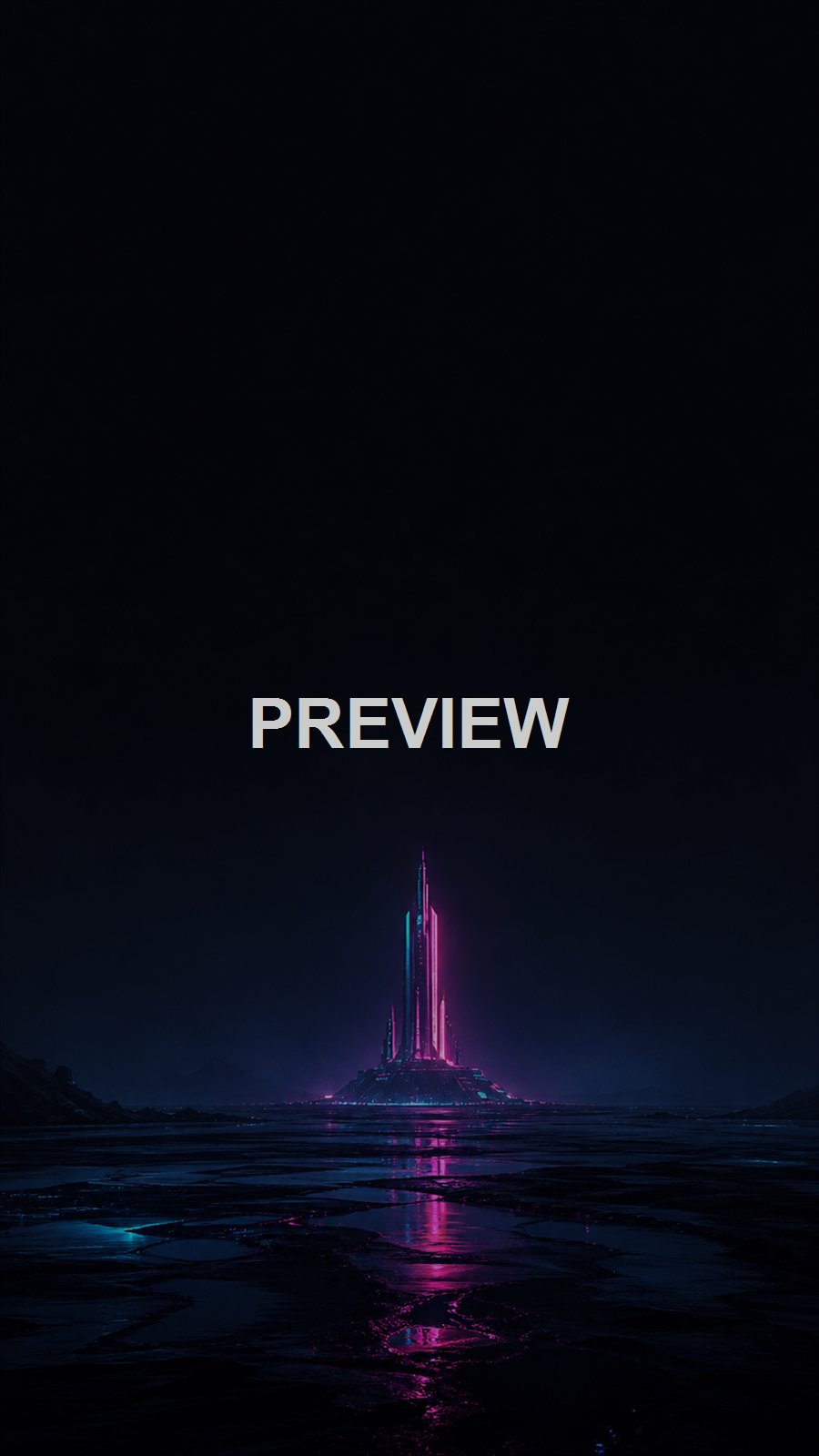 Neon Cyber Cities – 10 Premium Phone Wallpapers