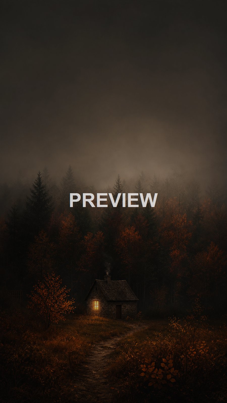 Cozy Autumn Cottages – 10 Premium Phone Wallpapers