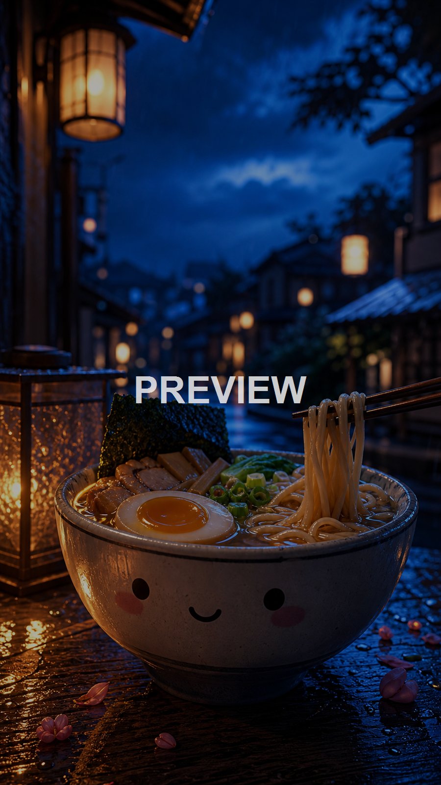 Kawaii Food – 10 Premium Phone Wallpapers