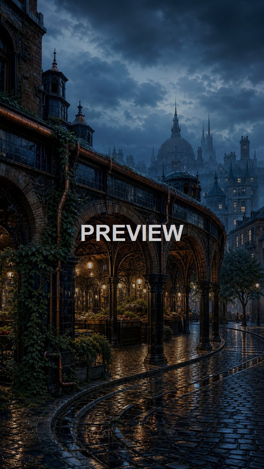 Rainy City Nights – 10 Premium Phone Wallpapers