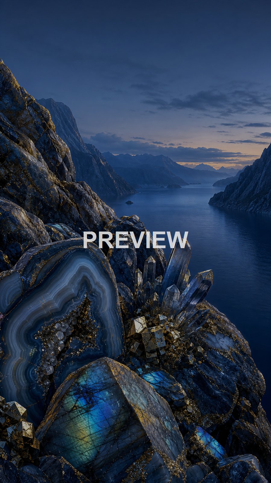 Crystal Worlds – 10 Premium Phone Wallpapers