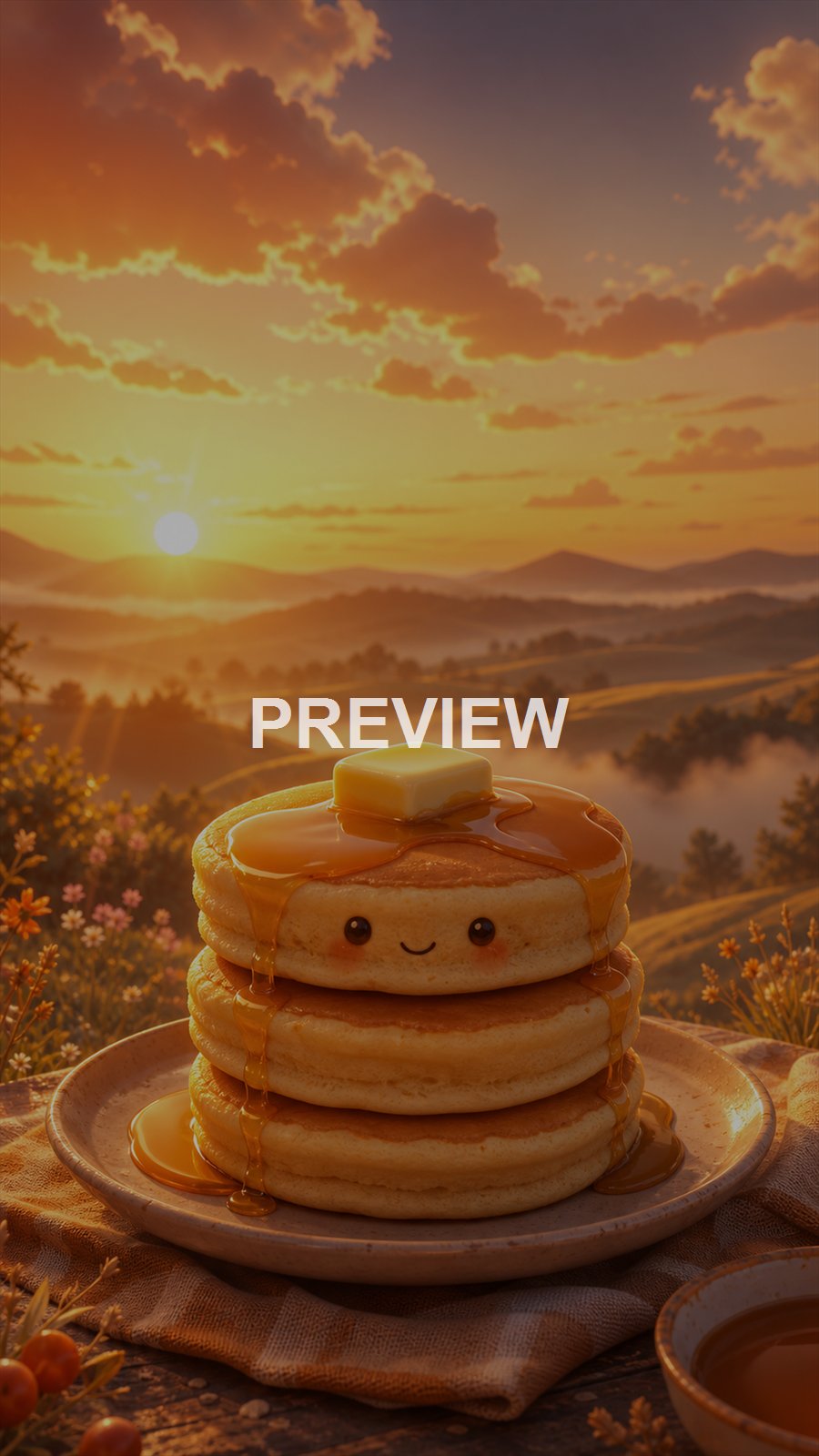 Kawaii Food – 10 Premium Phone Wallpapers