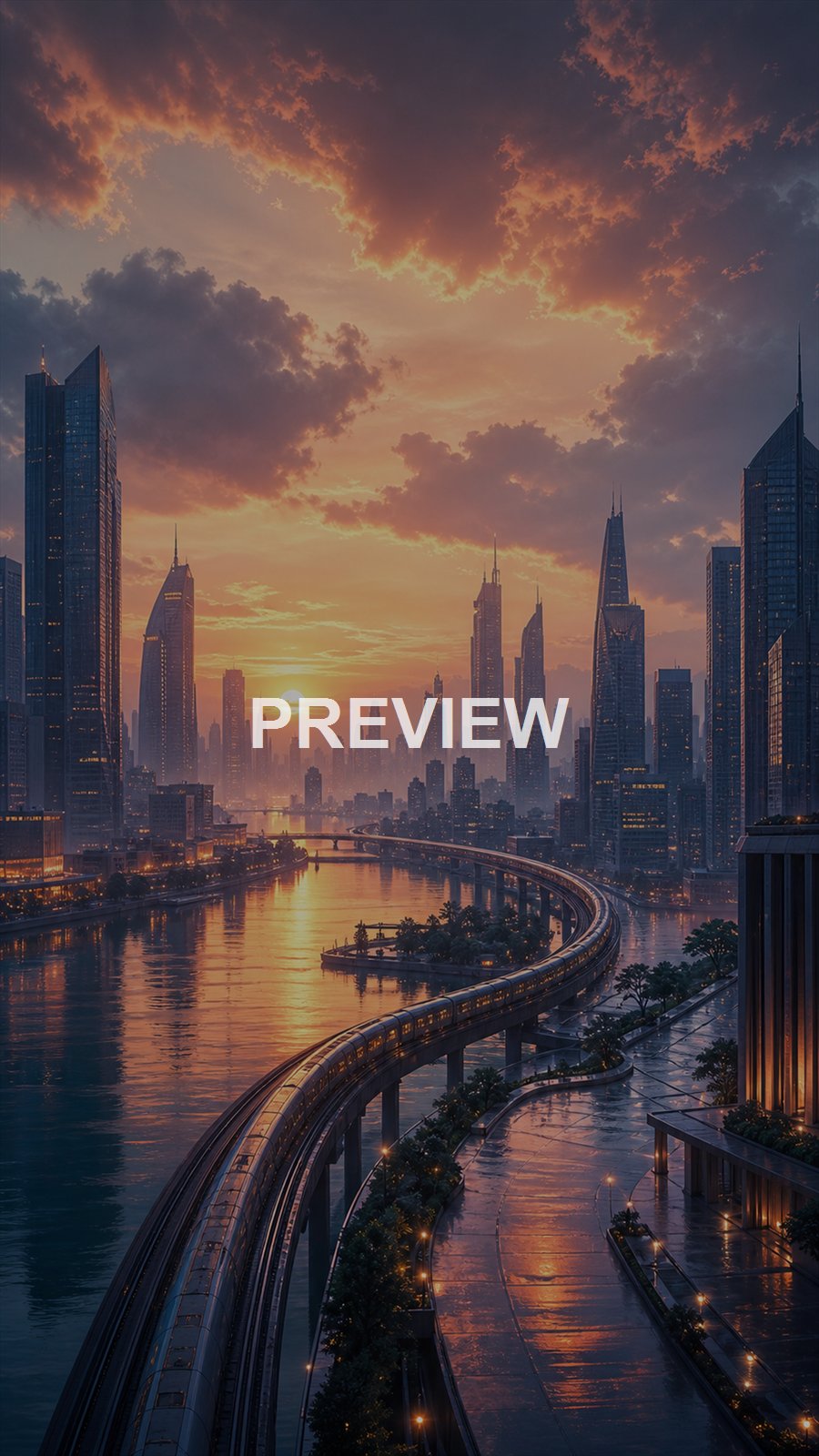 Rainy City Nights – 10 Premium Phone Wallpapers