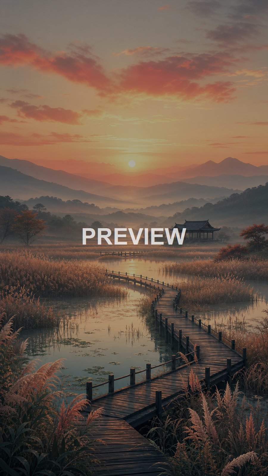 Japanese Inspired Landscapes – 10 Premium Phone Wallpapers