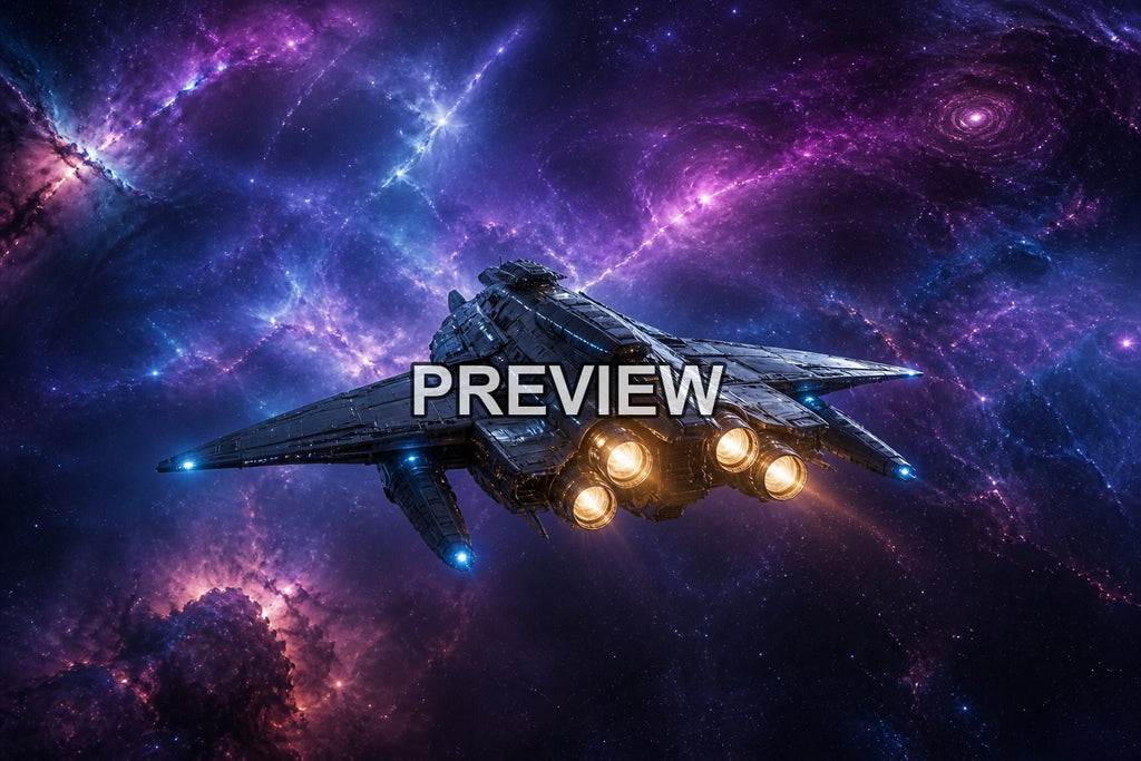 Spaceship Voyages – 10 Desktop & Phone Wallpaper Bundle