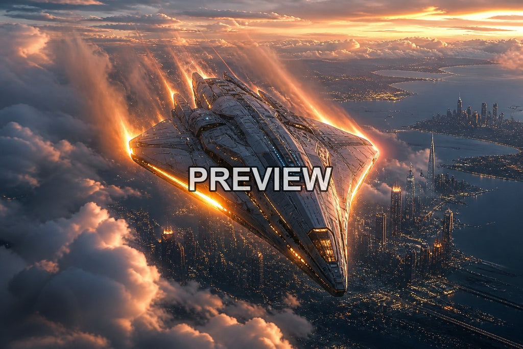 Spaceship Voyages – 10 Desktop & Phone Wallpaper Bundle