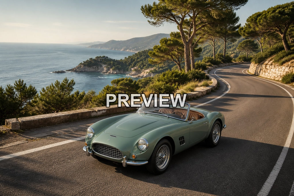 Classic Roadsters on Coastal Roads – 10 Desktop & Phone Wallpaper Bundle – preview 4