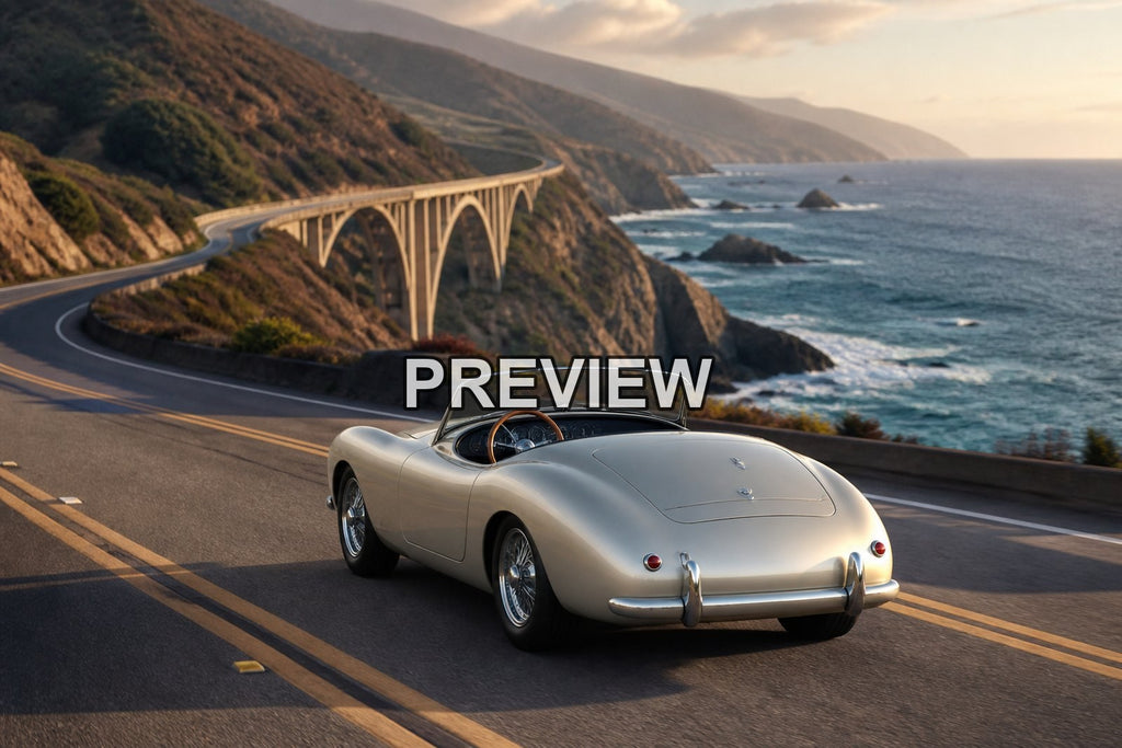 Classic Roadsters on Coastal Roads – 10 Desktop & Phone Wallpaper Bundle – preview 5