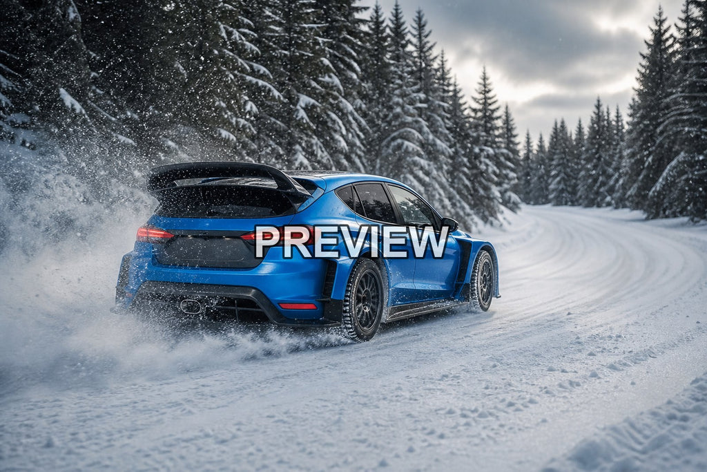 Rally Cars in Snow and Ice – 10 Desktop & Phone Wallpaper Bundle – preview 2