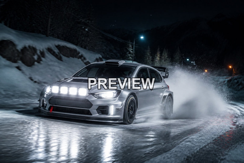 Rally Cars in Snow and Ice – 10 Desktop & Phone Wallpaper Bundle – preview 5