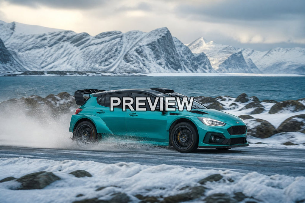 Rally Cars in Snow and Ice – 10 Desktop & Phone Wallpaper Bundle – preview 6