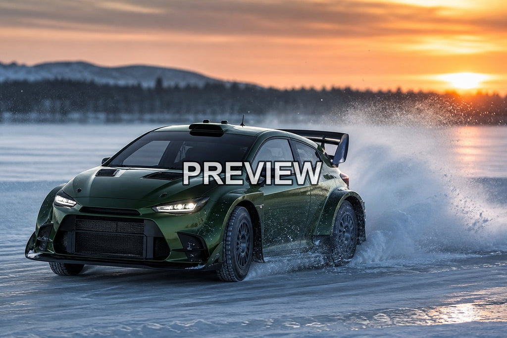 Rally Cars in Snow and Ice – 10 Desktop & Phone Wallpaper Bundle – preview 8
