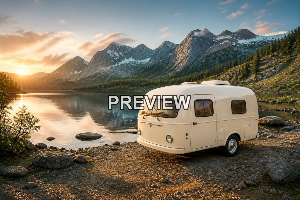 Motorhomes in Dream Landscapes – 10 Desktop & Phone Wallpaper Bundle – preview 1