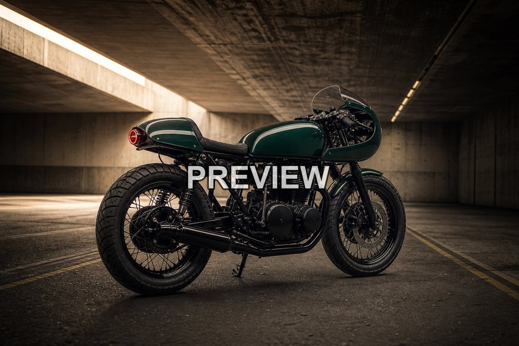 Urban Cafe Racers – 10 Desktop & Phone Wallpaper Bundle – preview 6