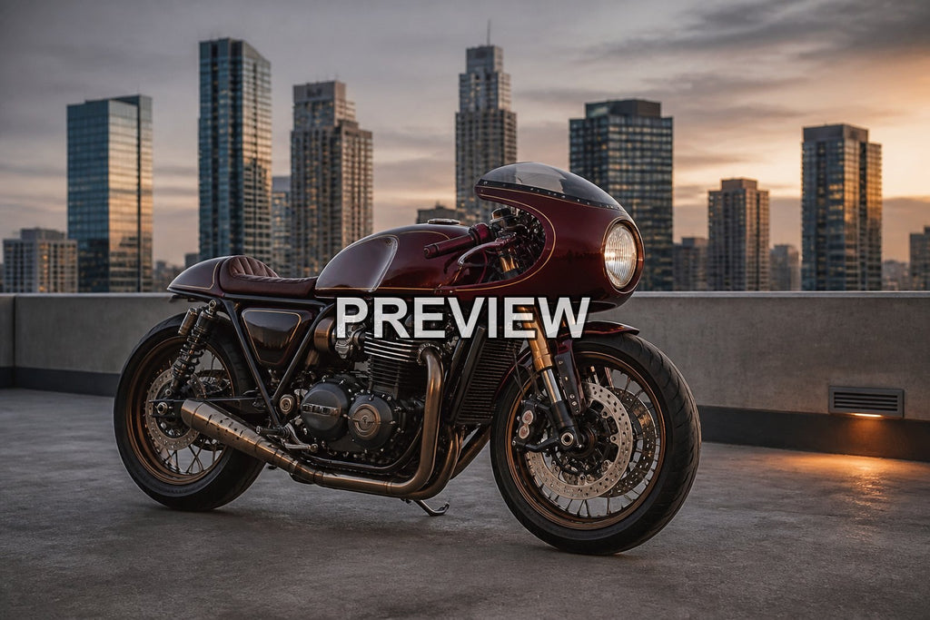 Urban Cafe Racers – 10 Desktop & Phone Wallpaper Bundle – preview 7
