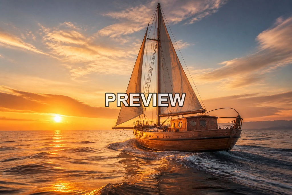 Sailboats at Sunset – 10 Desktop & Phone Wallpaper Bundle – preview 2