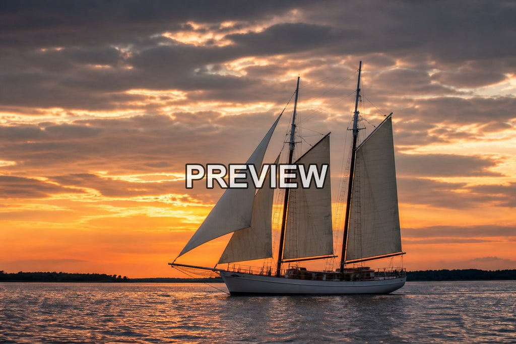 Sailboats at Sunset – 10 Desktop & Phone Wallpaper Bundle – preview 6