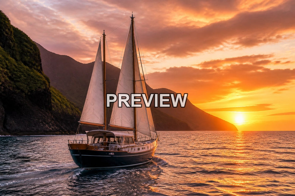 Sailboats at Sunset – 10 Desktop & Phone Wallpaper Bundle – preview 7