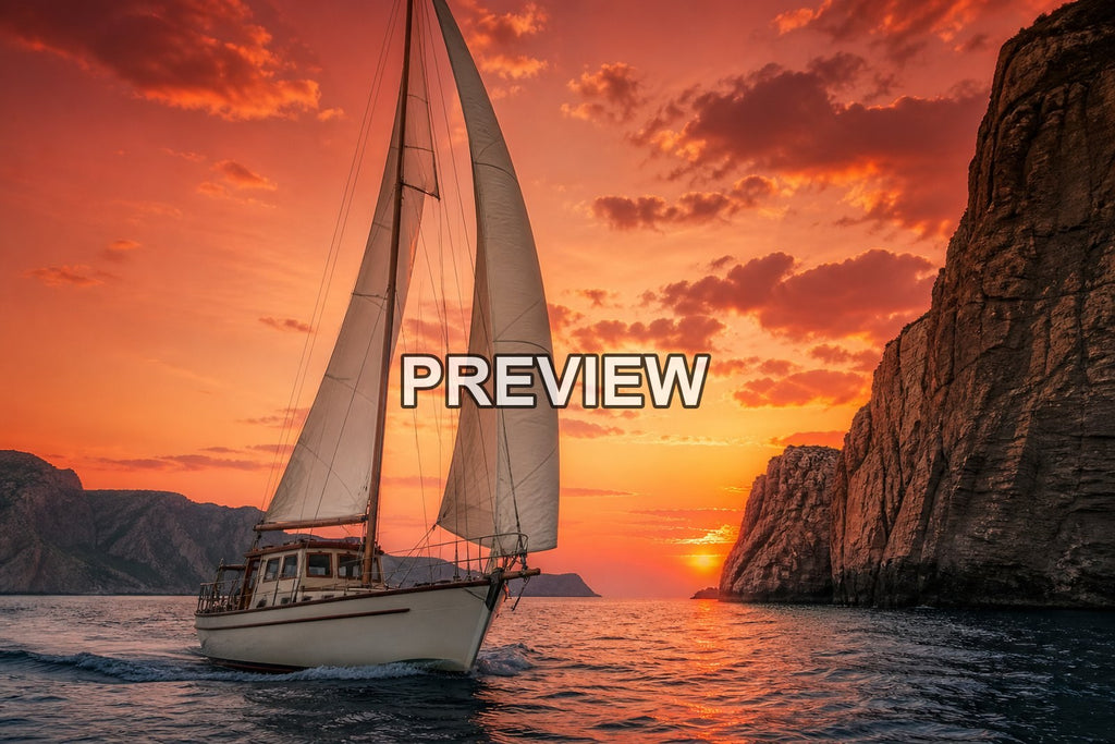 Sailboats at Sunset – 10 Desktop & Phone Wallpaper Bundle – preview 9
