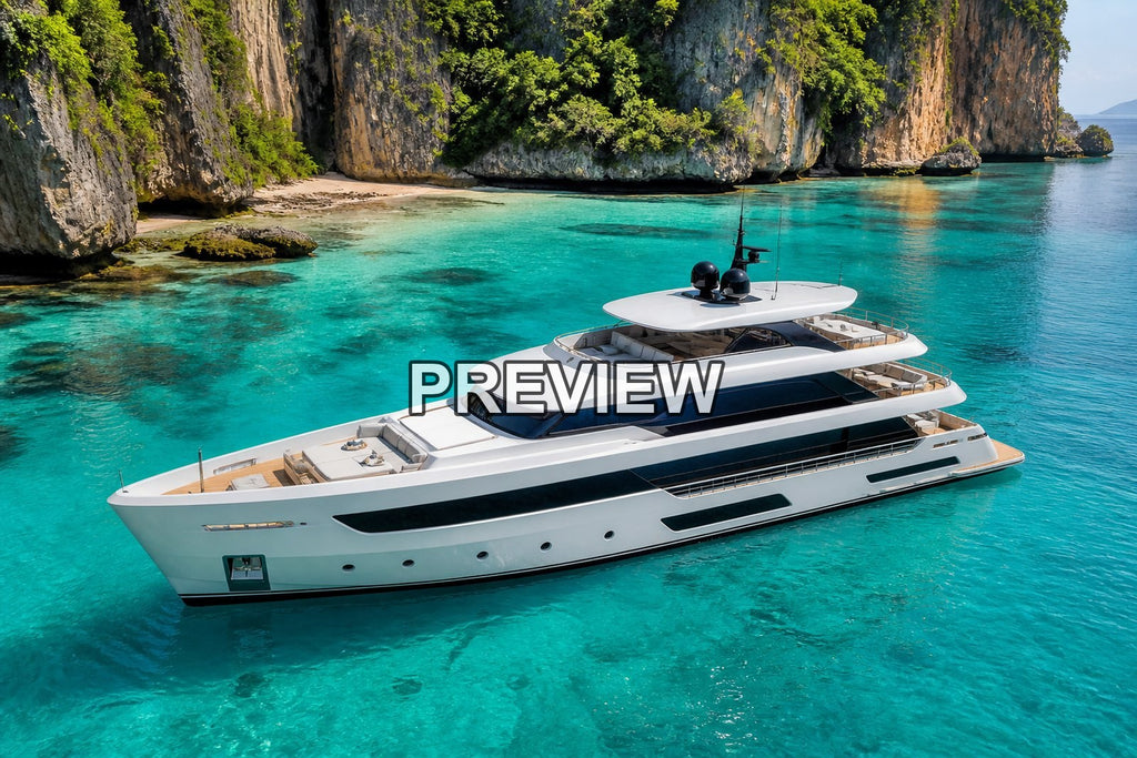 Luxury Yachts in Tropical Bays – 10 Desktop & Phone Wallpaper Bundle – preview 1