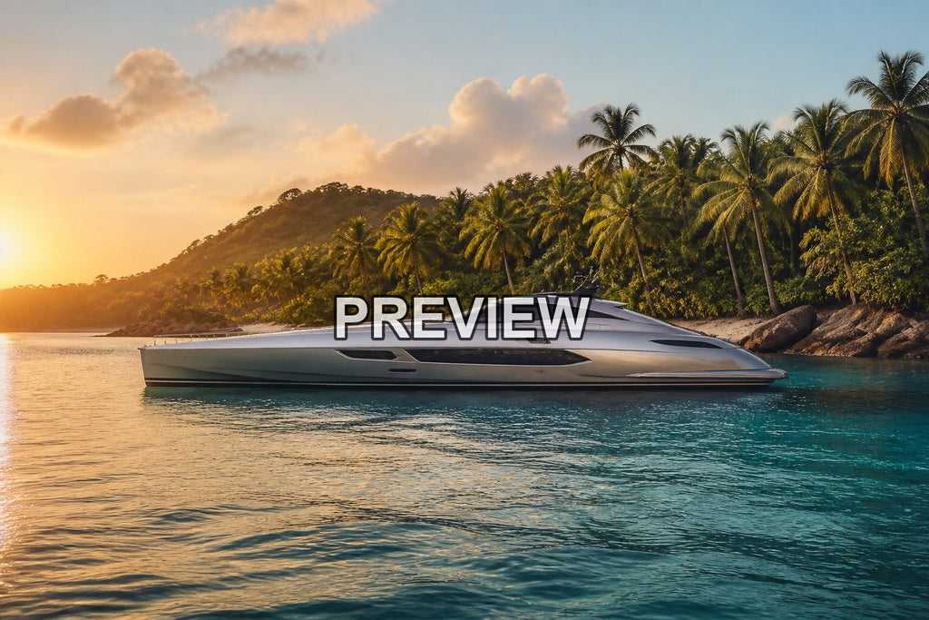 Luxury Yachts in Tropical Bays – 10 Desktop & Phone Wallpaper Bundle – preview 2