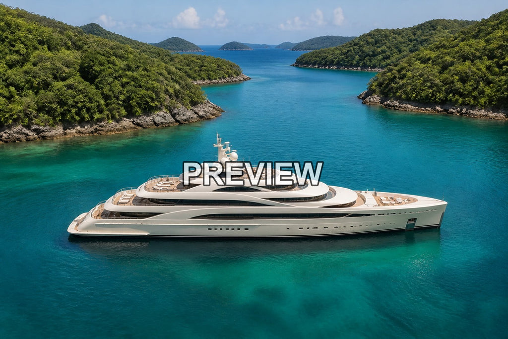 Luxury Yachts in Tropical Bays – 10 Desktop & Phone Wallpaper Bundle – preview 10