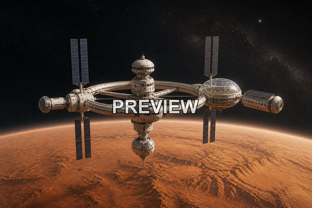 Spacecraft and Space Stations – 10 Desktop & Phone Wallpaper Bundle – preview 4