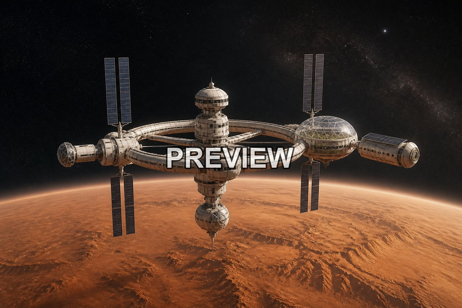 Spacecraft and Space Stations – 10 Desktop & Phone Wallpaper Bundle – preview 4