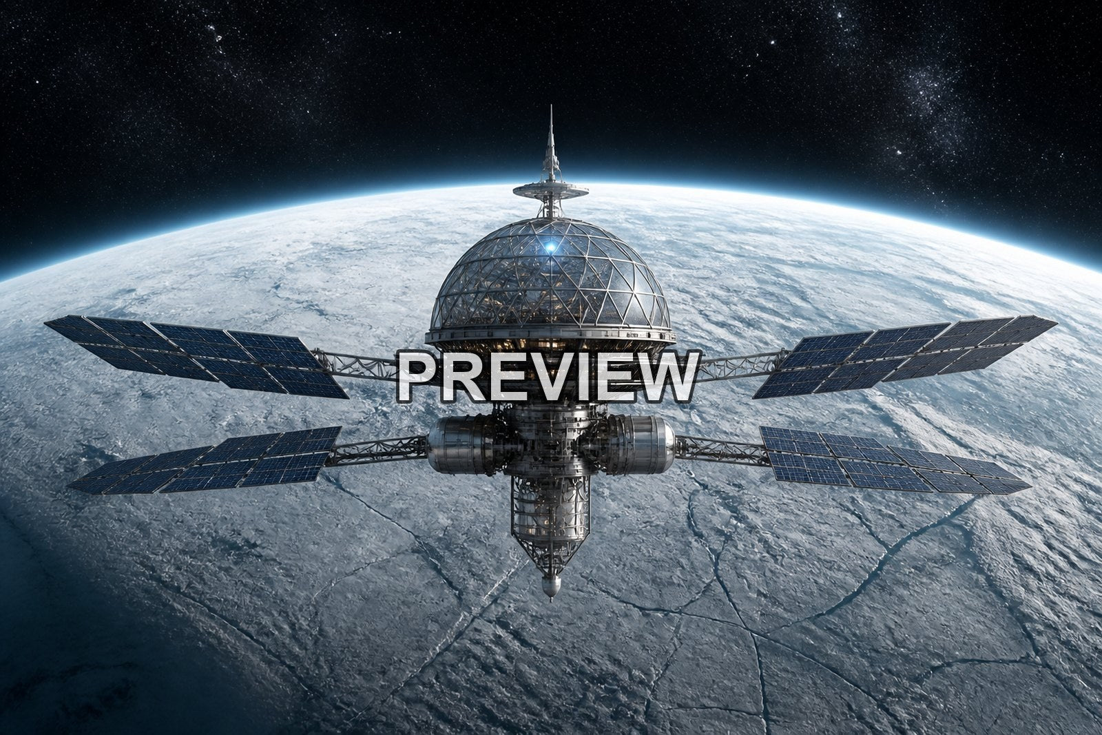 Spacecraft and Space Stations – 10 Desktop & Phone Wallpaper Bundle – preview 6