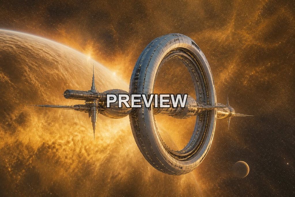 Spacecraft and Space Stations – 10 Desktop & Phone Wallpaper Bundle – preview 7