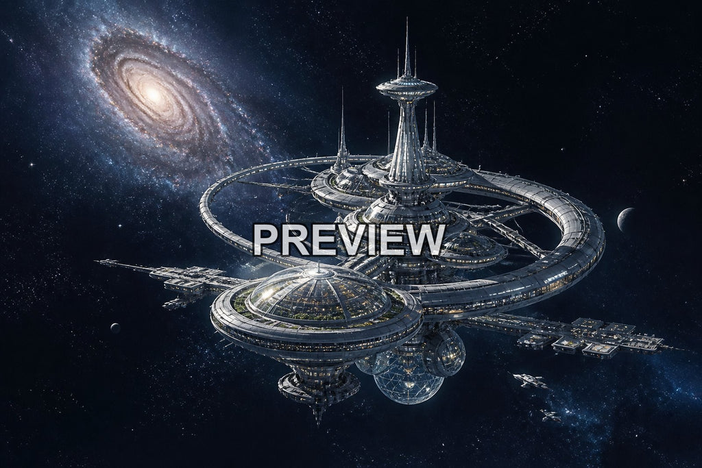 Spacecraft and Space Stations – 10 Desktop & Phone Wallpaper Bundle – preview 10