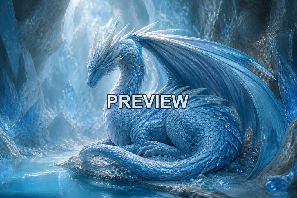Dragons in Epic Landscapes – 10 Desktop & Phone Wallpaper Bundle – preview 6