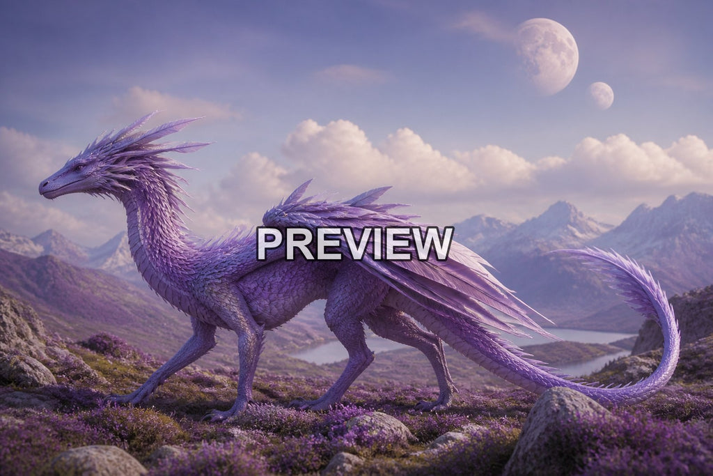 Dragons in Epic Landscapes – 10 Desktop & Phone Wallpaper Bundle – preview 8