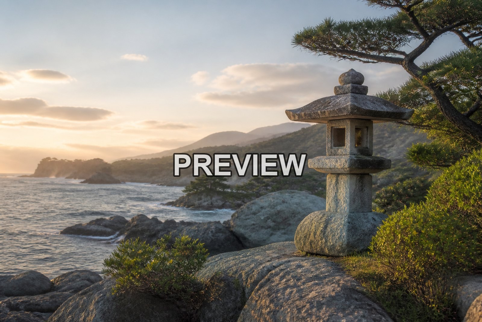 Japanese-Inspired Landscapes – 10 Desktop & Phone Wallpaper Bundle – preview 4