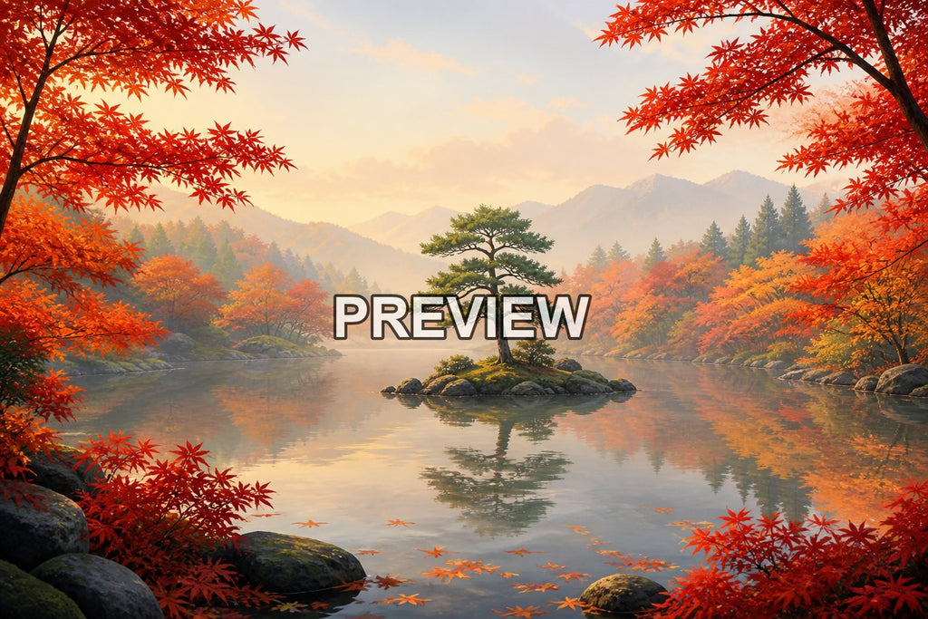 Japanese-Inspired Landscapes – 10 Desktop & Phone Wallpaper Bundle – preview 6